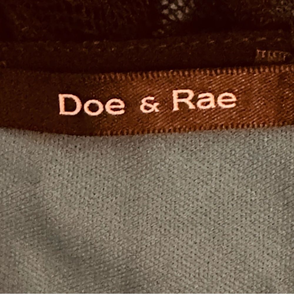 Doe & Rae Black Blue Lace Dress Sz S - Picture 2 of 9